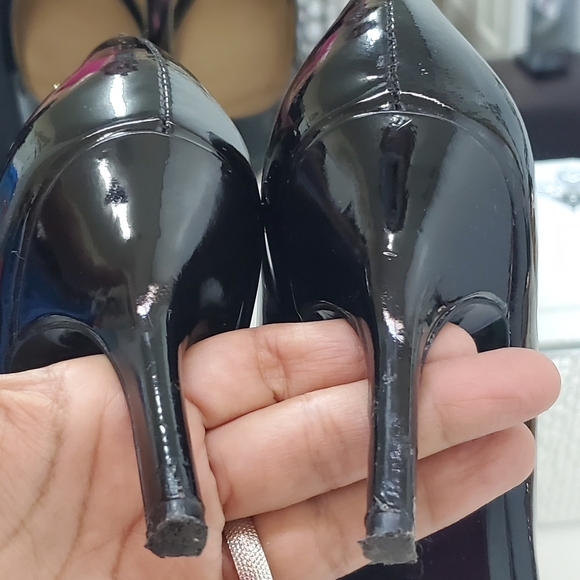 CALVIN KLEIN 'Garda' Peep Toe Platform Pumps - Picture 7 of 11